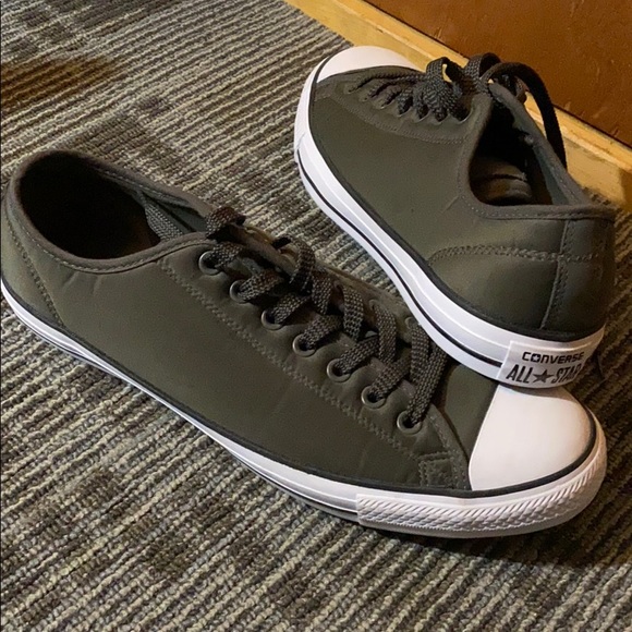 army green converse